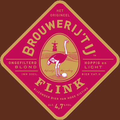 Flink - Blond bier van brouwerij 't IJ uit Amsterdam